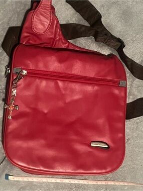 Red Crossbody Sling Bag - Unbranded